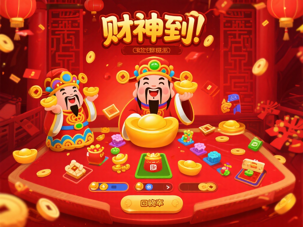 《财神到》
这款游戏以中国传统文化为背景，融入了